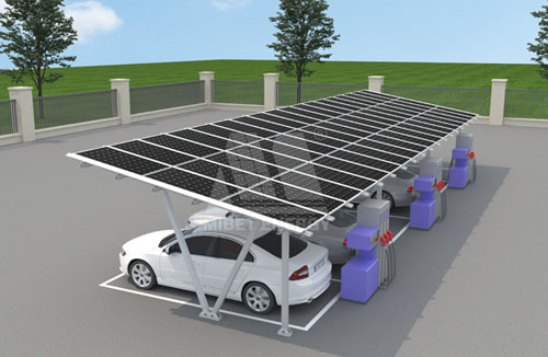 穹頂之下新時尚：光伏車棚打造節(jié)能減排強(qiáng)勁“引擎”