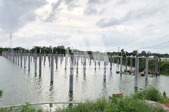 漁業(yè)養(yǎng)殖+光伏發(fā)電！邁貝特廣東開(kāi)平50MW漁光互補(bǔ)光伏項(xiàng)目開(kāi)工