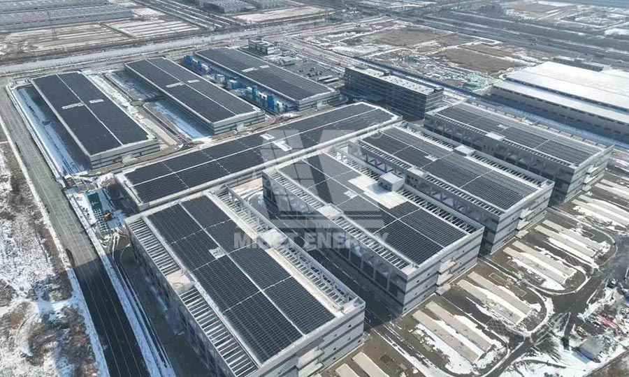 中國天津 TPO屋頂光伏支架項目 10.5MW-2