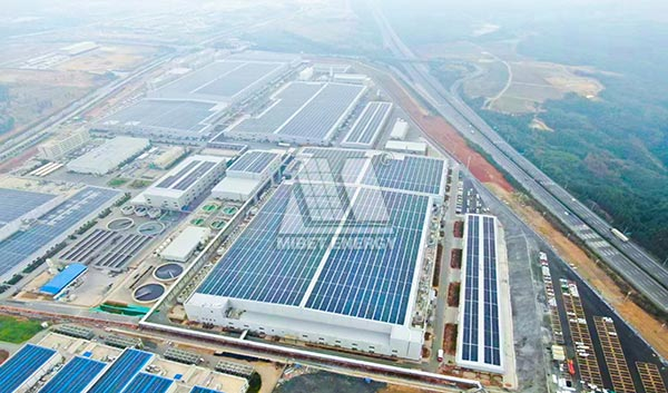 云南29.4MW彩鋼瓦光伏電站竣工，邁貝特?cái)y手晶澳構(gòu)建綠色生態(tài)