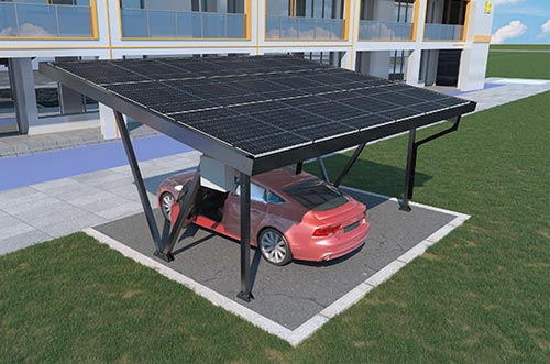 新品首發(fā)第一彈！排水包邊BIPV車棚系統(tǒng)全面防水，打造功效美