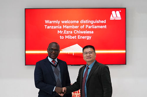 坦桑尼亞能源部長特別代表到訪邁貝特，共同探討清潔能源合作