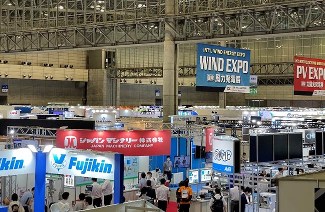 日本PV-EXPO太陽能發(fā)電展現(xiàn)場(chǎng)